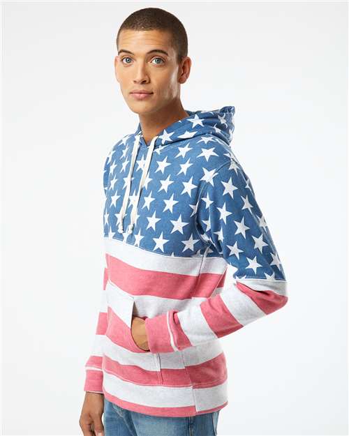 Men's Triblend Fleece Hooded Sweatshirt