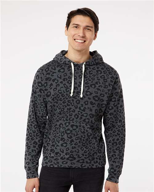 Men's Triblend Fleece Hooded Sweatshirt Image 5