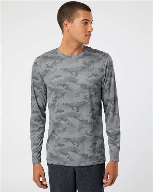 Unisex Pompano Performance Camo Long Sleeve T-Shirt Image 5