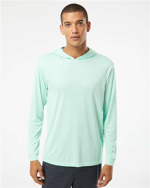 Unisex Bahama Performance Hooded Long Sleeve T-Shirt Image 11