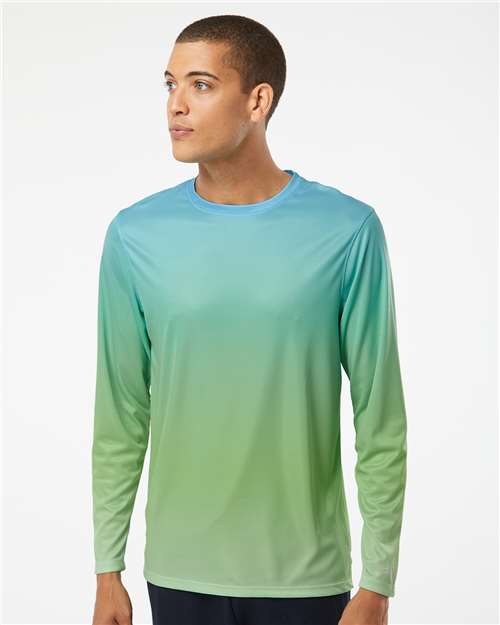 Unisex Barbados Performance Pin Dot Long Sleeve T-Shirt Image 2