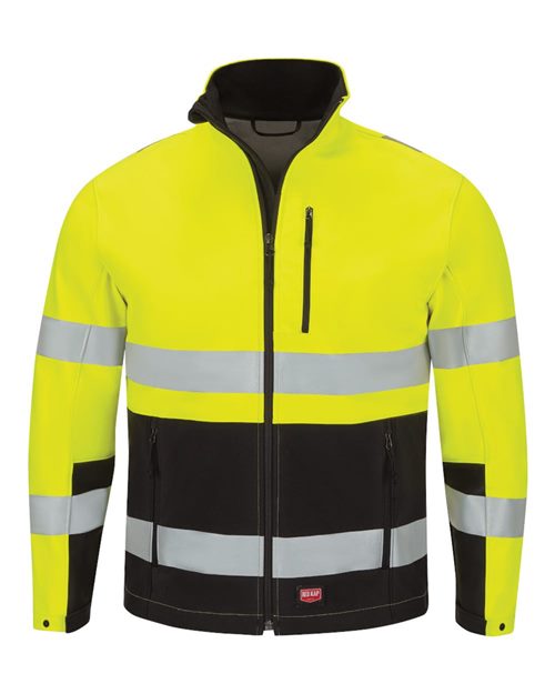 Men's Hi-Visibility Soft Shell Jacket Image 1
