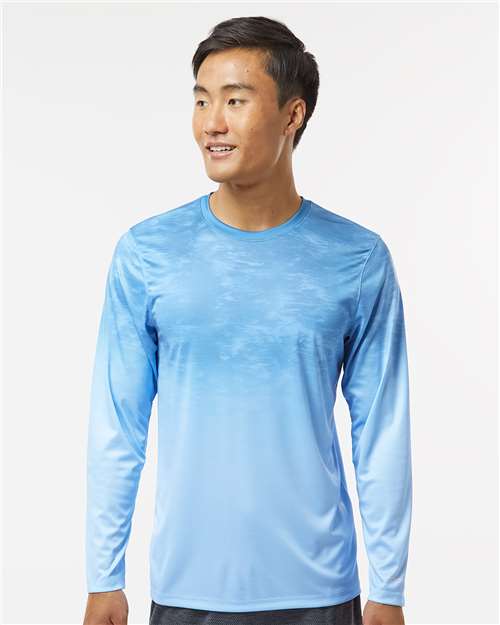 Unisex Montauk Oceanic Fade Performance Long Sleeve T-Shirt Image 5