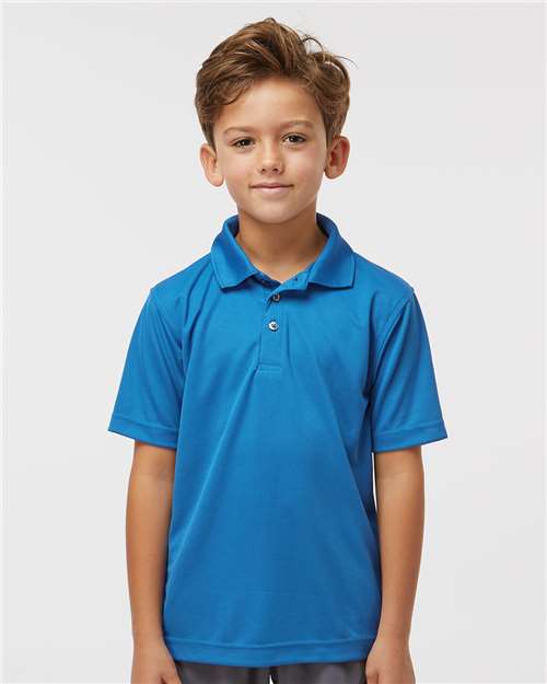 Youth Saratoga Performance Mini Mesh Polo Image 12