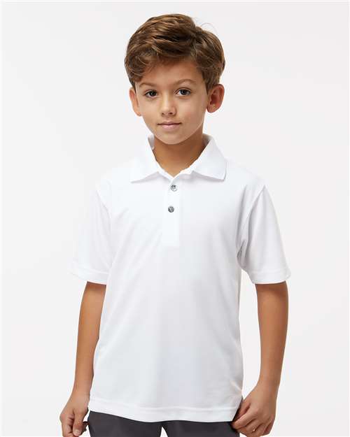 Youth Saratoga Performance Mini Mesh Polo Image 13