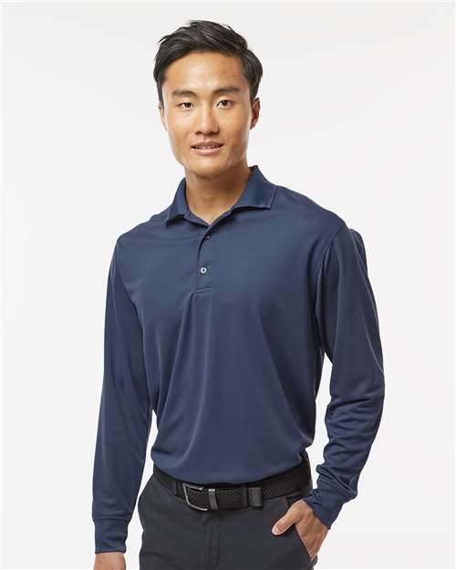 Men's Prescott Long Sleeve Polo Image 3