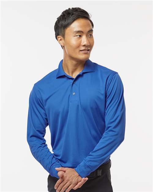 Men's Prescott Long Sleeve Polo Image 5