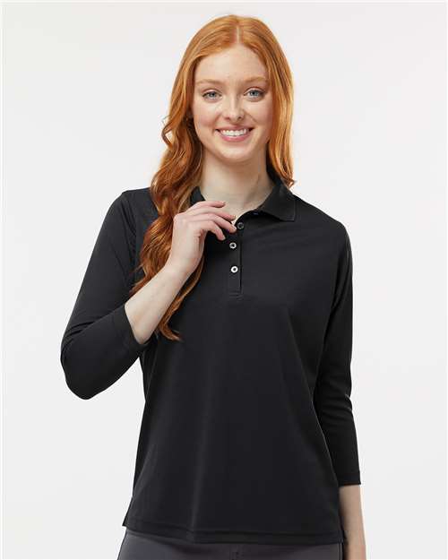 Women's Lady Palm Three-Quarter Sleeve Polo Image 2
