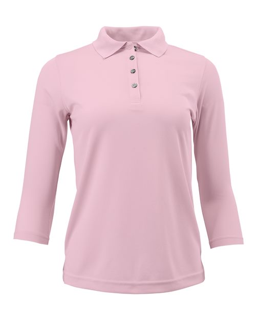 Women's Lady Palm Three-Quarter Sleeve Polo Image 4