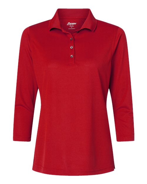 Women's Lady Palm Three-Quarter Sleeve Polo Image 8