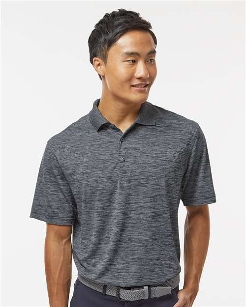 Men's Dakota Striated Heather Polo Image 2
