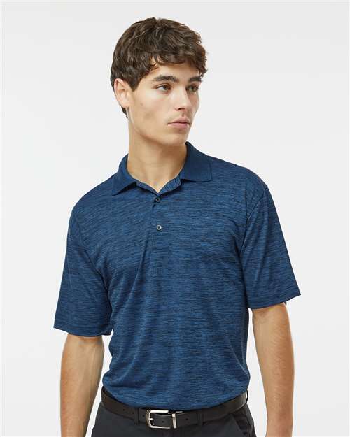 Men's Dakota Striated Heather Polo Image 4