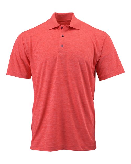 Men's Dakota Striated Heather Polo Image 5