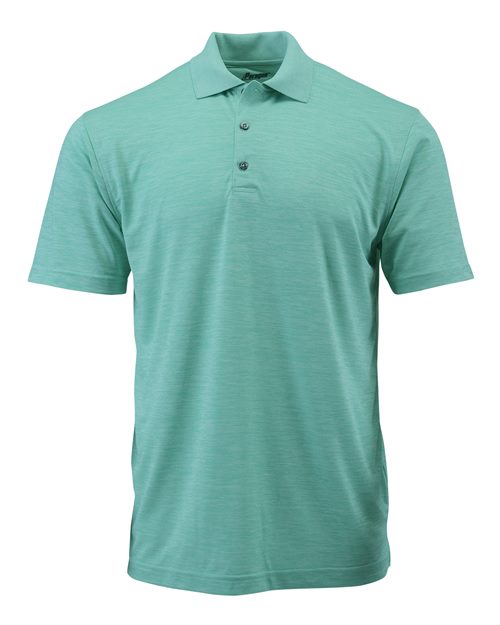 Men's Dakota Striated Heather Polo Image 9