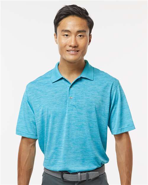 Men's Dakota Striated Heather Polo Image 10
