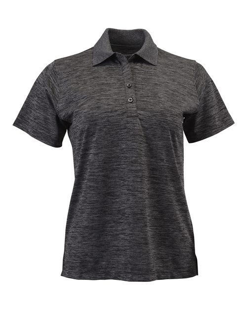 Women's Dakota Striated Heather Polo Image 2