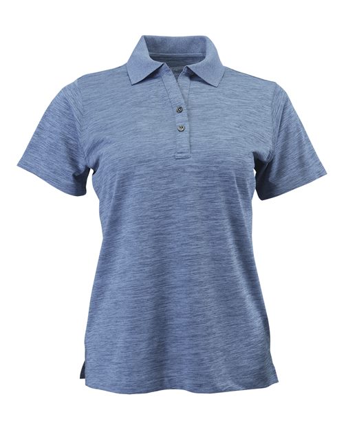 Women's Dakota Striated Heather Polo Image 5
