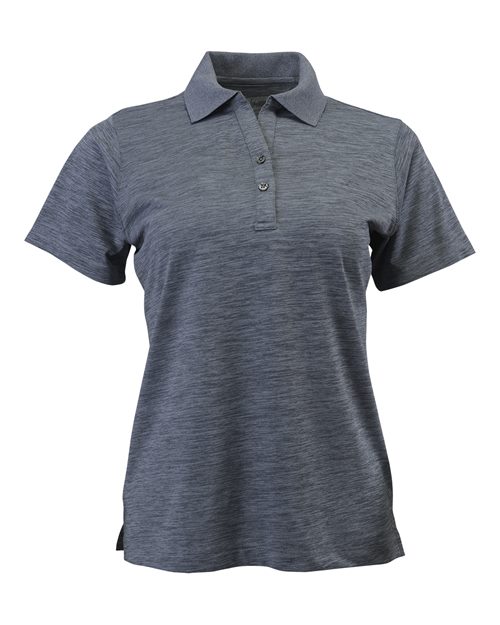 Women's Dakota Striated Heather Polo Image 6