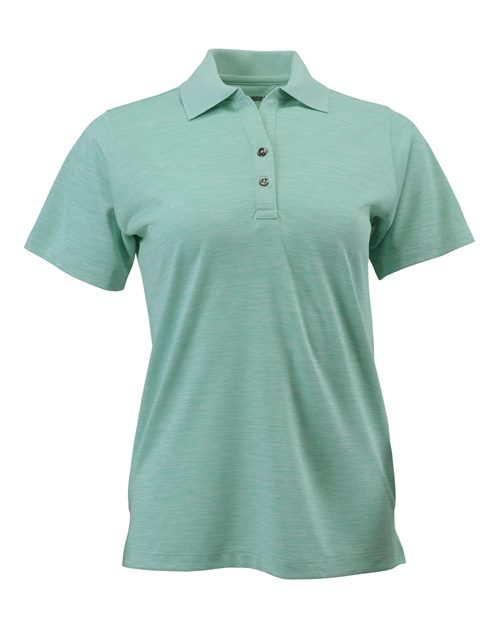 Women's Dakota Striated Heather Polo Image 7