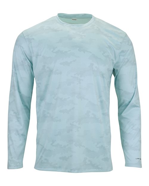 Unisex Pompano Performance Camo Long Sleeve T-Shirt Image 3