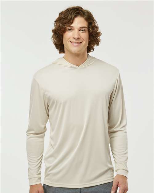 Unisex Bahama Performance Hooded Long Sleeve T-Shirt Image 19