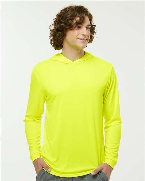 Unisex Bahama Performance Hooded Long Sleeve T-Shirt Image 18