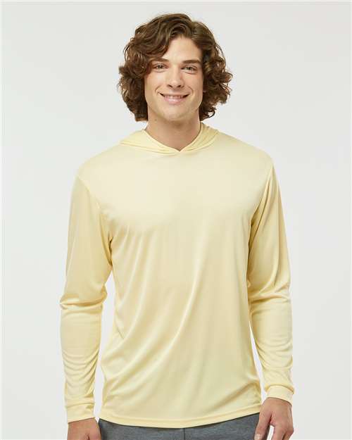 Unisex Bahama Performance Hooded Long Sleeve T-Shirt Image 15