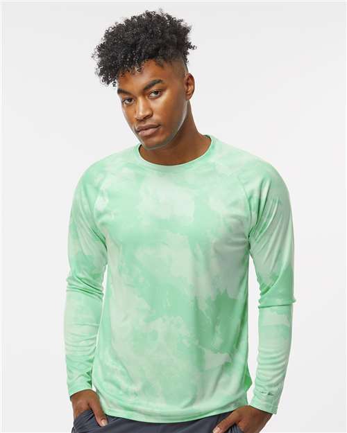 Unisex Cabo Camo Performance Long Sleeve T-Shirt Image 5