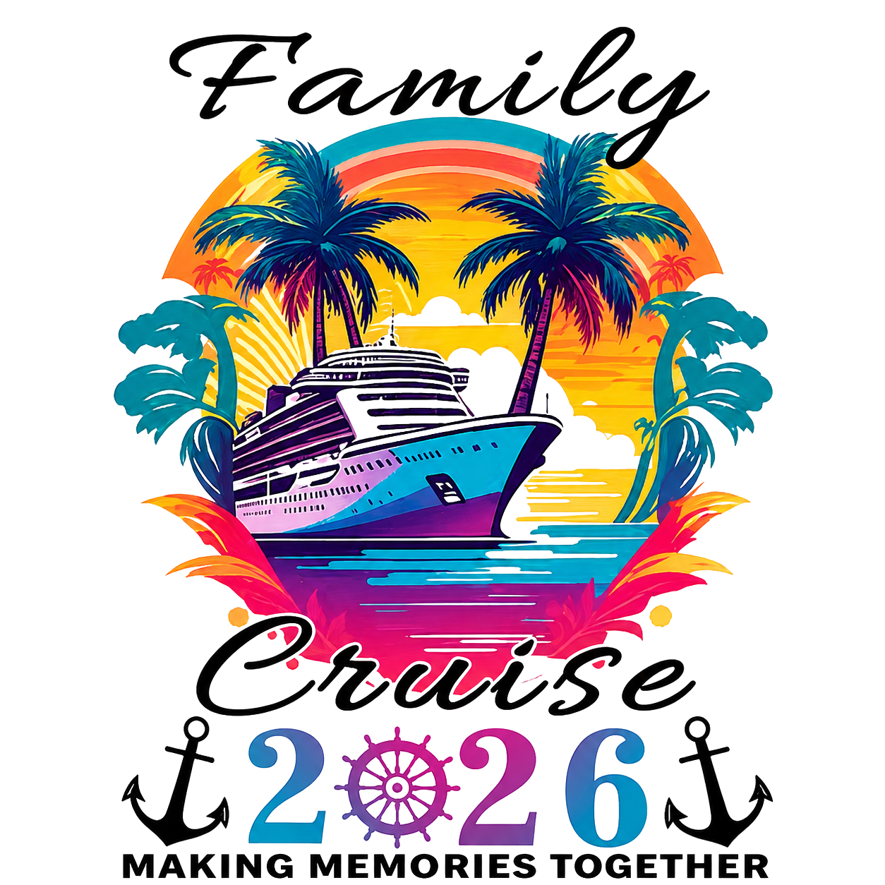 Custom Cruise Shirts for Royal Caribbean, Carnival & More